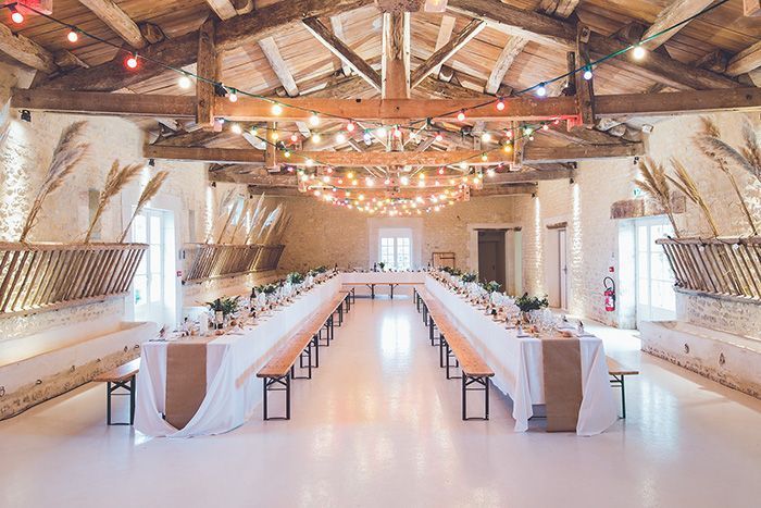 Une décoration de mariage épurée Une décoration de mariage épurée