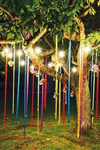 Miser sur les guirlandes pour illuminer une fête dans son jardin Miser sur les guirlandes pour illuminer une fête dans son jardin